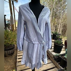 blue island lemon dress Blue Island Yellow Floral Beach Dress Coverup XS - $20 (55% Off Retail)